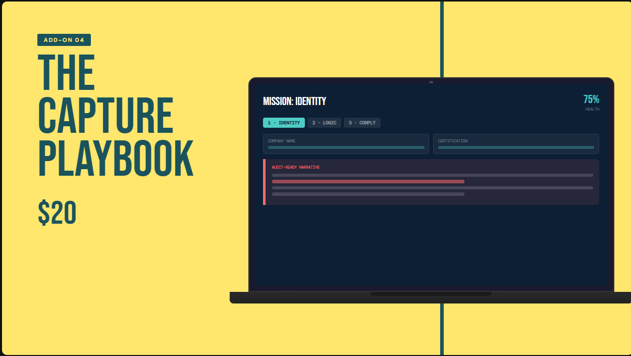 Proposal Writing &; Capture Playbook